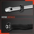 A-premium Automatic Transmission Oil Cooler Line Hose Assembly Compatible With Chevrolet Express 2500 1997-2002 3500 1996-2002