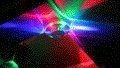 Black Sunflower Led Light Rotating Stage Ufo Ktv Colorful 