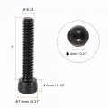 Uxcell 10-24x1 Hex Socket Head Cap Screw Bolts 12 9 Grade Alloy Steel 50pcs