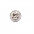 Uxcell M6x20mm 304 Stainless Steel Button Head Torx Five-lobe Tamper Screw T30 Drive 8pcs