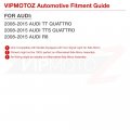 Vipmotoz Dynamic Full Led Side View Mirror Turn Signal Lights Compatible With 2008-2015 Audi Tt Tts Quattro R8 Chrome Housing
