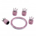 Sherchpry Car Valve Stem Cap Push To Start Bling Decor Tire Airs Cap Presta Caps Cycle Bike Buttochpry Car Valve Stem Cap Push