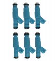 6 Pcs New Fuel Injector Fit 2002-2003 Jeep Liberty 3 7l 0280155972 53031099