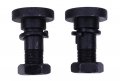 Jeenda 2pcs Rotary Cutter Blade Bolt Kit 63607 802-263c 802-277c Compatible With Bush Hog Land Pride