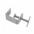 Uxcell Stainless Steel C-clamp 58mm Wide Jaw Opening With T-bar Handle For Woodworking Welding Building
