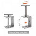 Uxcell Stainless Steel C-clamp 58mm Wide Jaw Opening With T-bar Handle For Woodworking Welding Building