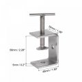 Uxcell Stainless Steel C-clamp 58mm Wide Jaw Opening With T-bar Handle For Woodworking Welding Building