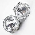 Waltyotur A Pair Driver Passenger Clear Len Fog Lights Bumper Driving Lamps Assembly Replacement For Prius 2004-2009
