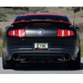 Ipick Image Made For Ford Mustang Boss 302 In Red Black Real 3k Carbon Fiber Glossy Finish License Plate Frame