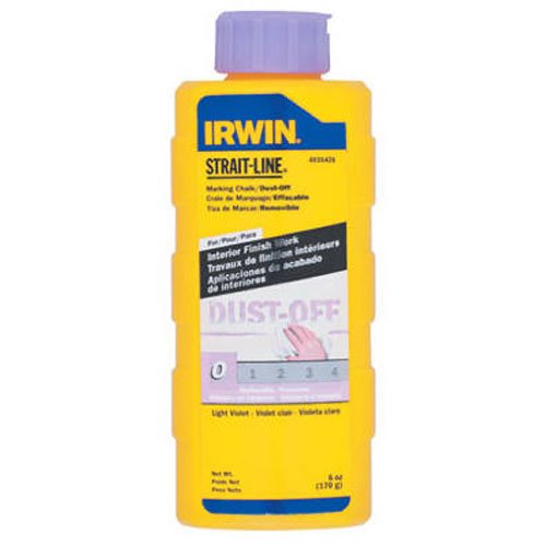 Irwin Tools Strait-line Dust-off Marking Chalk 6-ounce Purple