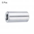 Uxcell 5pcs Aluminum Spacer 1 4 Bore X 2 Od Length Screw Standoff Bushing Plain Finish Round Metal For Id Screws Bolts And Rods