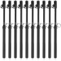 Tallew 10 Pack Dual Head Tire Pressure Gauge Heavy Duty Air For Auto Truck Car Rv Van Gage Range 10-150psi 1-10bar Black 