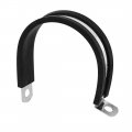 Uxcell 44mm Dia Epdm Rubber Lined P Clips Cable Hose Pipe Clamps Holder 5pcs