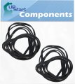 2-pack 4400el2001f Dryer Belt Replacement For Lg Dlg2102w 4400el2001a