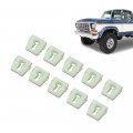 G-plus Body Side Belt Moulding Molding Trim Clips 10pcs Compatible With 1973-1979 Nos Ford Pickup Truck