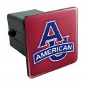 American University Primary Logo Tow Trailer Hitch Cover Plug Insert 2 In Heavy Duty Abs Plastic With Uv Resistant Resin Top