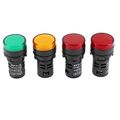 Uxcell 4pcs 12v 20ma Energy Saving Led Indicator Light Lamp Green Yellow Red