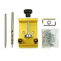 Adjustable Pocket Hole Jig 12600 With Aluminum Body Steel Toggle Clamp 3 8 In Drill Bit And 30 Screws For Flush Corner Angle 