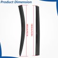 Window Visors Shade Sun Rain Wind Guards 4 Pieces Glossy Black Acrylic Replacement For Toyota Sienna 2021-2024
