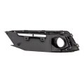 Fog Light Bezel Passenger Side Front For Honda Civic 2019 2020 2021 Black Plastic Bumper Garnish Ex Ex-l Touring Lx Replaces 