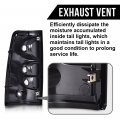 G-plus Rear Tail Lights W Wiring Harness Compatible With 2003-2006 Chevy Silverado Pickup Gm2800174 Gm2801174 Luces Traseras