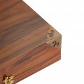 Uxcell 44x44x44mm Metal Box Corner Protectors Brass Edge Guard Bronze Tone 4pcs