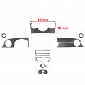 Lirun Full Set Interior Trim Kit Black Dashboard Panel Gear Shift Decoration Cover 13pcs For Bmw Mini Cooper R50 R53 2005-2006