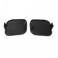 X Autohaux Pair Black Front Bumper Tow Hook Towing Eye Cover Cap Replacement 52128-47010 52127-47020 For Toyota Prius 2009-2013