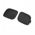 X Autohaux Pair Black Front Bumper Tow Hook Towing Eye Cover Cap Replacement 52128-47010 52127-47020 For Toyota Prius 2009-2013