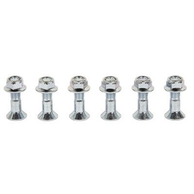 Hub Savers Double Locked Sprocket Fastening Kit Silver For Suzuki Rmx250 1989 1998 6 Piece Zinc Plated Steel Bolt Set With Fuji