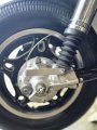 Curved License Plate Relocation Holder Bracket For Vintage Honda 1963 To 1983 Shock Bolt Spool Tag Mount Chrome Aluminum Alloy