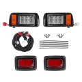 Club Car Ds Led Light Kit For 1993 Up Gas And Electric Golf Carts Factory Style Headlight Tail Assembly 101988002 101988001 