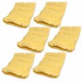 6 Pc Shammy Synthetic Chamois Super Absorbent Drying Cleaning Cloths Car Towel Wash Cloth Wipe Auto Scratch-free Reusable 