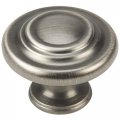 Cosmas 25 Pack 9971as Antique Silver Cabinet Hardware 3-ring Round Knob 1-1 4 Inch Diameter 