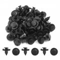 Uxcell 50 Pcs 8mm Hole Retainer Clips Plastic Drive Rivets Flaps Bumper Fender Push For Nissan