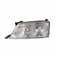 Headlightsdepot Chrome Housing Halogen Headlight For Toyota Avalon 1998-1999 Includes Left Driver Side Headlamp 