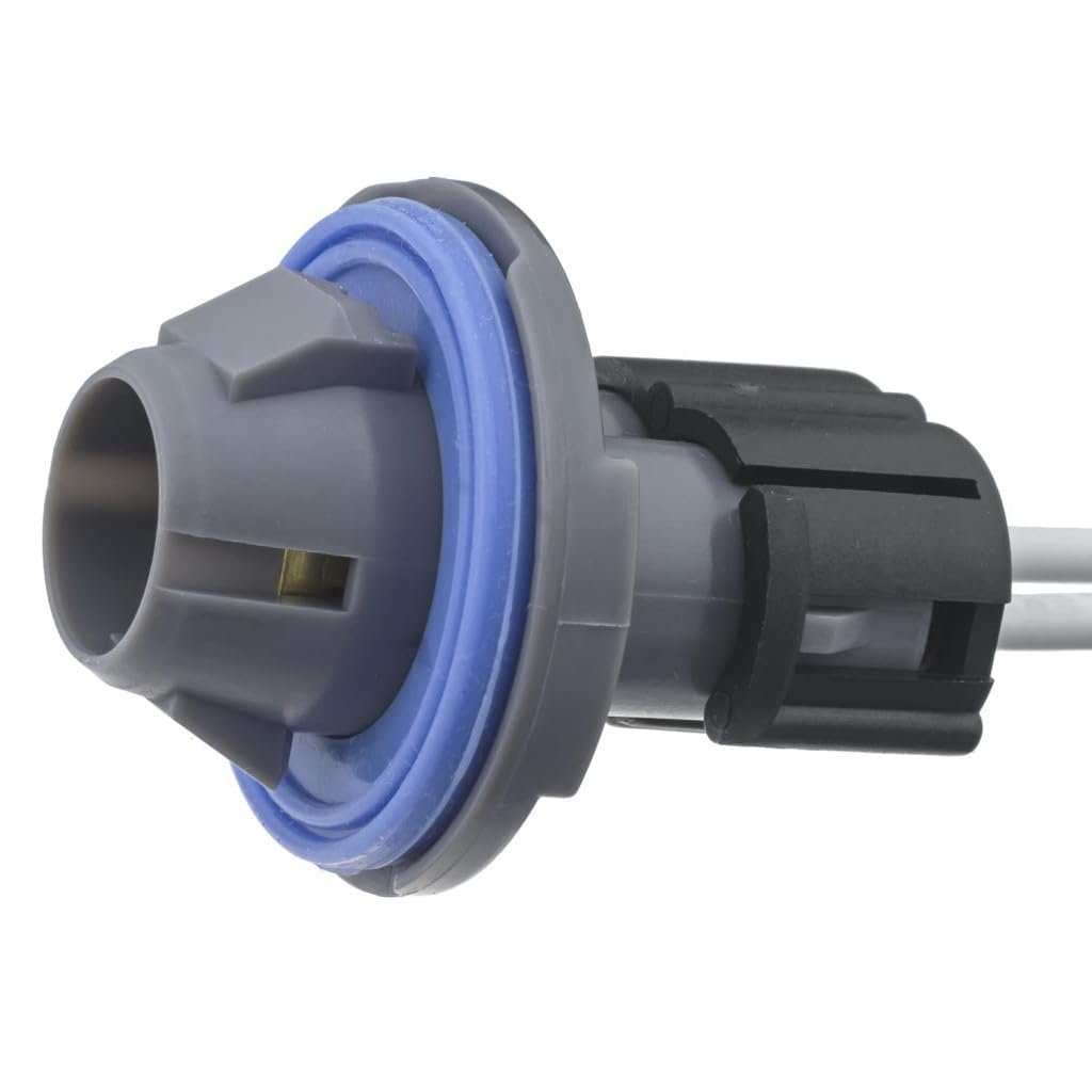 Cadillac Deville 1997 1998 1999 Electrical Socket Gray Color Pin Plug Terminal Snap Fit Attachment Method Round Connector
