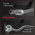 A-premium Power Steering Pressure Return Hoses Line Assembly Compatible With Toyota Tundra 2007-2019 4 6l 5 7l Rack Gear S