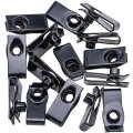 Rexka 15pcs M6-1 0 Front Bumper Cover Splash Shield Grill Extruded U Nut For Gm 11609385 Trucks 