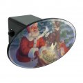 Christmas Holiday Santa Magic Peace Doves Oval Tow Trailer Hitch Cover Plug Insert