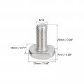 Uxcell T-slot Bolts 5pcs M10x25mm Slot Drop-in Stud Sliding 304 Stainless Steel Shape Screws For T Track