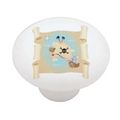 Pirate Map High Gloss Ceramic Drawer Knob 