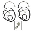 2 X New Hub Coil Kit For 2000 Polaris Sportsman 500 Rse 6x6 Awd 