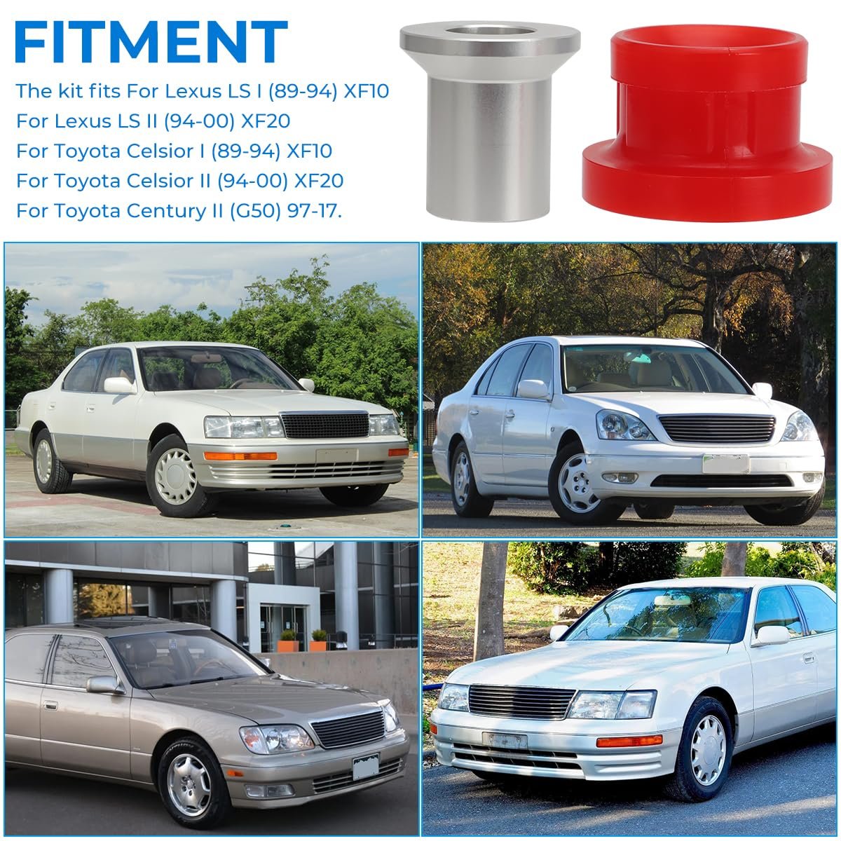 Pu Rear Differential Bushing 211938b For Lexus Ls400 I Lsi And Toyota Celsior I Ii Century 1 P Rear Differential Rear Bushing