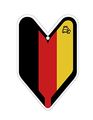 6 Packs Wakaba Treefrog Young Leaf New Car X Scent German Flag Jdm Air Freshener 