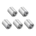 5 Pcs Stainless Steel Spacer 16 Bore X 2 Od 1 Length Screw Bushing Plain Finish Round Metal For Screws Bolts And Rods 