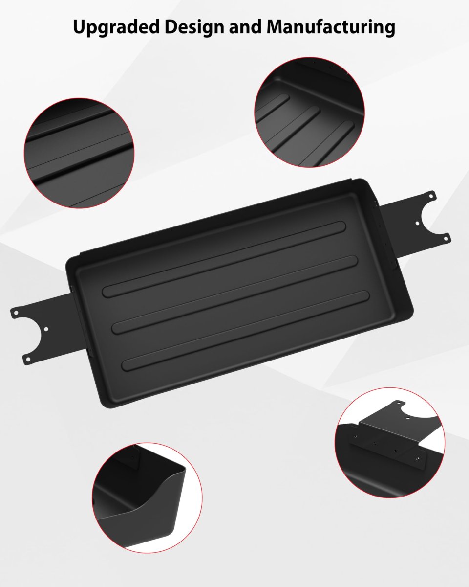 Overhead Storage Tray For Club Car Tempo 2017 Plus Golf Cart Front Roof Box Organizer With Metal Bracket No Drill Install Pp