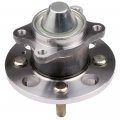 Ocpty Compatible For New Wheel Hub Bearings Rear 4 Lugs Hyundai Accent 2007-2011 Kia Rio 2006-2011 Rio5 2006-2009 With Oe