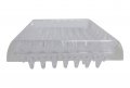 Shepherd Hardware 9083 1-7 8-inch Spiked Furniture Cup Clear Plastic 4-pack 