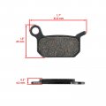 For Rear Brake Pads Ktm Sx50 Pro Senior Lc 2004-2013 Supermoto 50 2006 Mod-ztf1-18044
